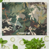 模倣自然：迷彩科学 キッチンタオル (折り畳み)