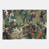 模倣自然：迷彩科学 キッチンタオル (横)