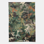 模倣自然：迷彩科学 キッチンタオル (縦)