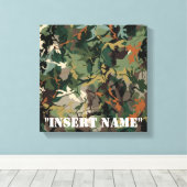 模倣自然：迷彩科学 キャンバスプリント (インサイチュ (ウッドフロア))