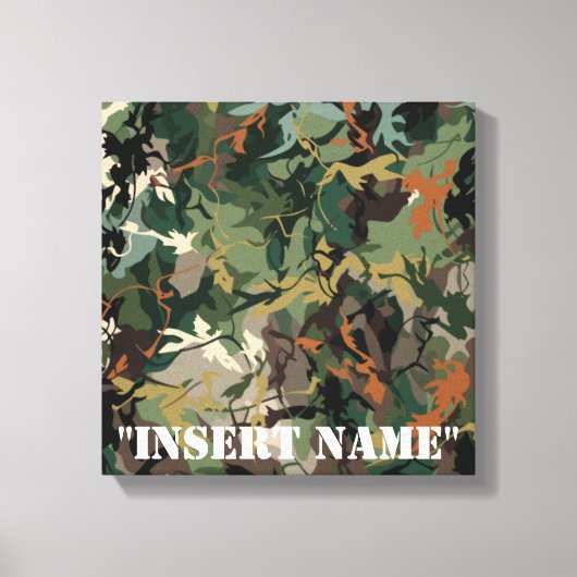 模倣自然：迷彩科学 キャンバスプリント (正面)