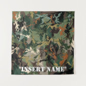 模倣自然：迷彩科学 タペストリー (正面(横))