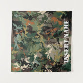 模倣自然：迷彩科学 タペストリー (正面)