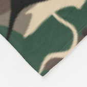 模倣自然：迷彩科学 フリースブランケット (角)