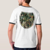 模倣自然:迷彩科学 Tシャツ (裏面フル)