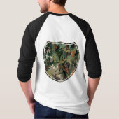 模倣自然:迷彩科学 Tシャツ (裏面)