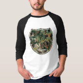 模倣自然:迷彩科学 Tシャツ (正面)