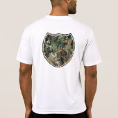 模倣自然：迷彩科学 Tシャツ (裏面)
