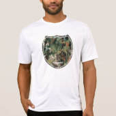 模倣自然：迷彩科学 Tシャツ (正面)