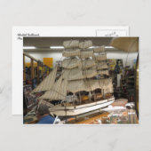 模型帆船 ポストカード (正面/裏面)