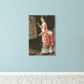 模型製作いたずら(Raimundo de Madrazo) キャンバスプリント (インサイチュ (ウッドフロア))