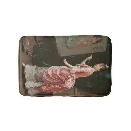 模型製作いたずら(Raimundo de Madrazo) バスマット (正面)