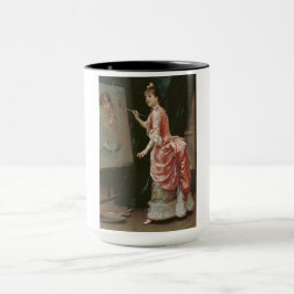 模型製作いたずら(Raimundo de Madrazo) マグカップ