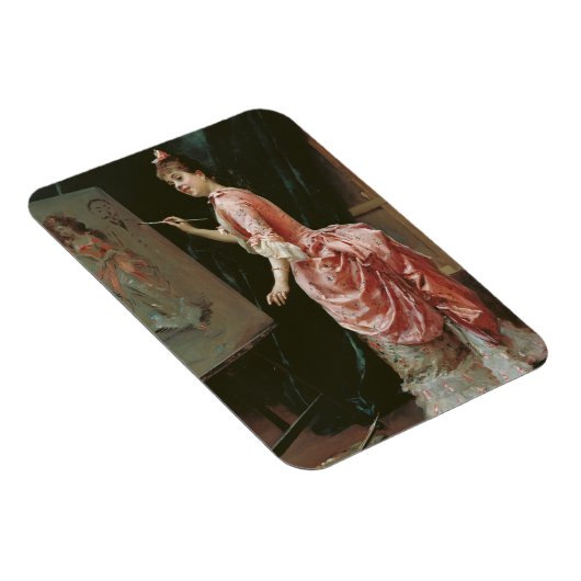 模型製作いたずら(Raimundo de Madrazo) マグネット (右側)