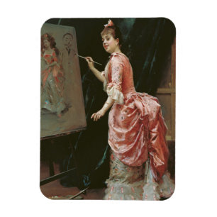 模型製作いたずら(Raimundo de Madrazo) マグネット