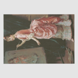 模型製作いたずら(Raimundo de Madrazo) 薄葉紙