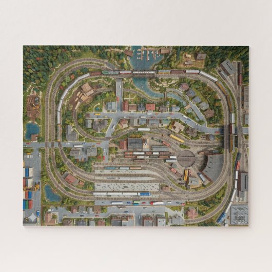 模型鉄道レイアウトパズル ジグソーパズル (横)