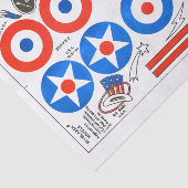 模型飛行機の国民の記章、WWI FACのサイズ 薄葉紙 (詳細)