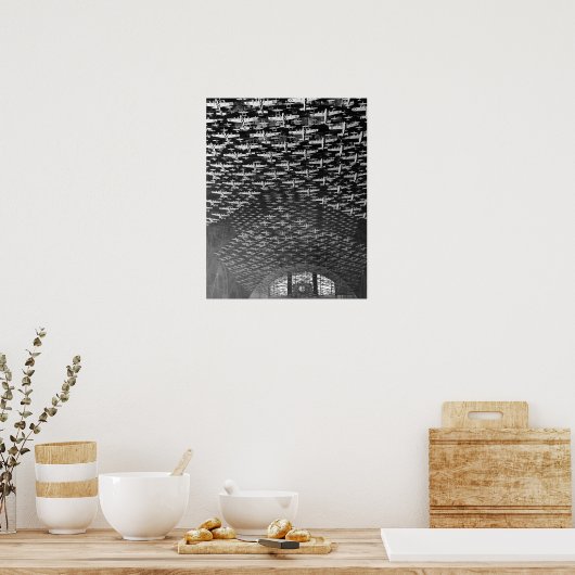 模型飛行機, 1943.ヴィンテージ写真 ポスター (キッチン)