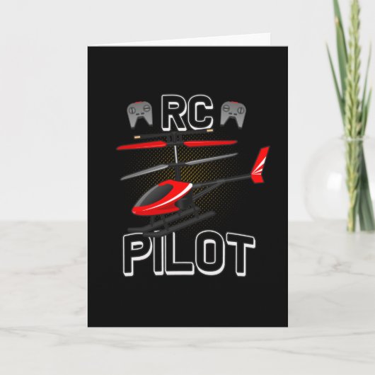 模型飛行RCヘリコプタパイロット模型飛行 カード (正面)