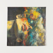 模擬された宇宙 タペストリー (正面(横))