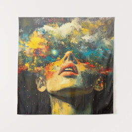 模擬された宇宙 タペストリー