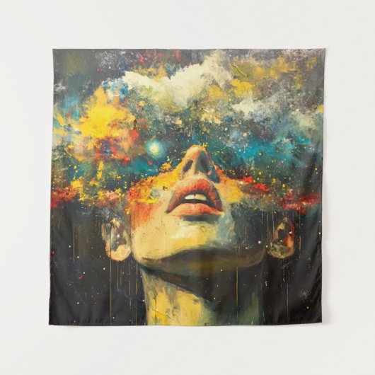 模擬された宇宙 タペストリー (正面)