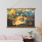 模擬された宇宙 吊り下げ型タペストリー (寝室)