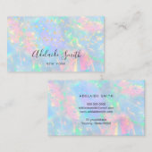 模擬グリッターオンパステルオパール 名刺 (正面/裏面)