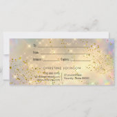 模擬グリッターギフト券 (裏面)