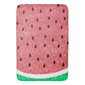 模擬グリッタースイカ バスマット (正面縦)