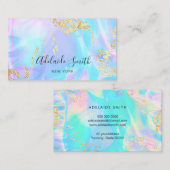 模擬グリッターフェイクパステル 名刺 (正面/裏面)