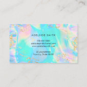 模擬グリッターフェイクパステル 名刺 (裏面)