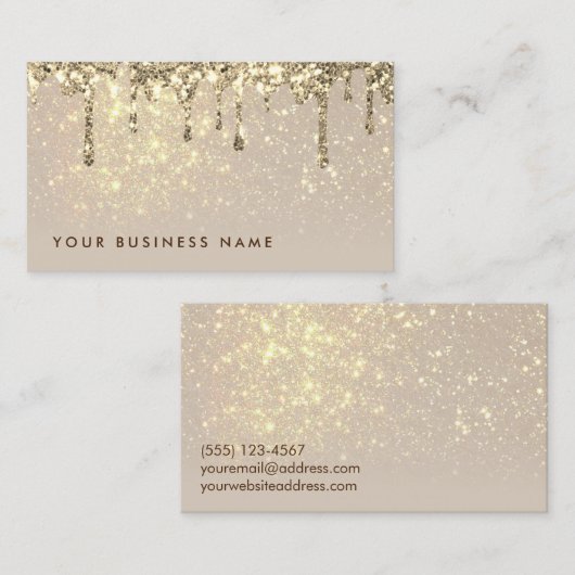 模擬グリッター名刺 名刺 (正面/裏面)