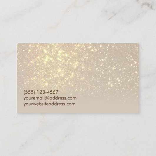 模擬グリッター名刺 名刺 (裏面)
