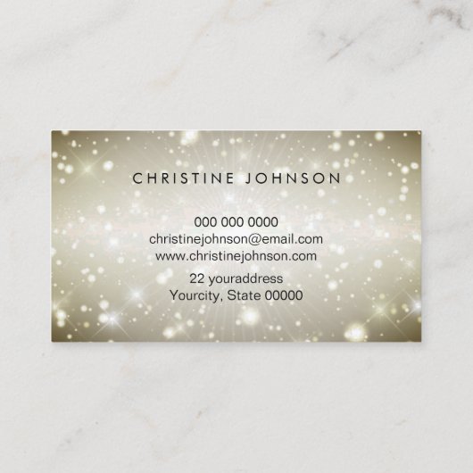 模擬グリッター蜂 名刺 (裏面)