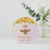 模擬グリッター蜂 招待状 (スタンド正面)