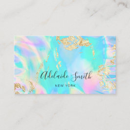 模擬グリッター詳細ホログラフィー 名刺