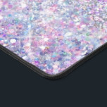 模擬パープルチュンキーグリッター デスクマット<br><div class="desc">グリッターフェイクデスクマット</div>