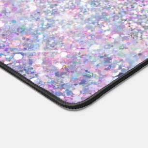 模擬パープルチュンキーグリッター デスクマット