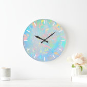 模擬ホログラフィックオパール ラージ壁時計 (ホーム)