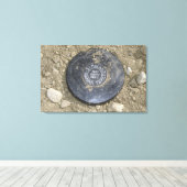 模擬地雷 キャンバスプリント (インサイチュ (ウッドフロア))