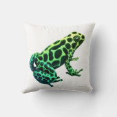模擬毒投げ矢のカエルの枕 クッション (裏面)