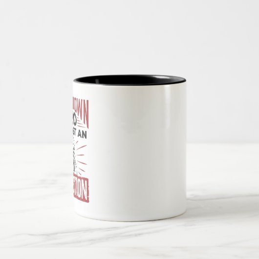 模擬裁判Calm Down Broそれは単なる異議である ツートーンマグカップ (中央)