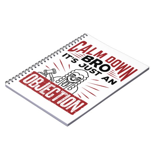 模擬裁判Calm Down Broそれは単なる異議である ノートブック (左側)