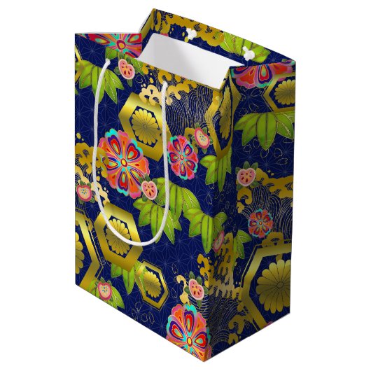 模日本の様抱き枕 ミディアムペーパーバッグ (裏面アングル)