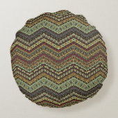 模様と心地よいの交響曲 ラウンドクッション (裏面)