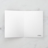 模様と質感の挨拶状 – 木製ドア カード (内部)