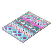 模様のあるアステカ象 ノートブック (左側)