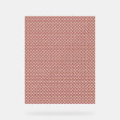 模様のあるピンクと白の背景 アクリルサイン (正面)